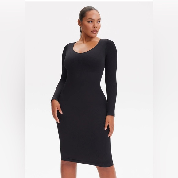 V-Neck Long Sleeve  Maxi Dress - Picture 4 of 6